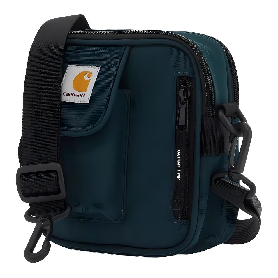 New Carhartt WIP Recycled Polyester Crossbody Bag, Shoulder Bag Small Men's Dark Green I031470-0AU-XX