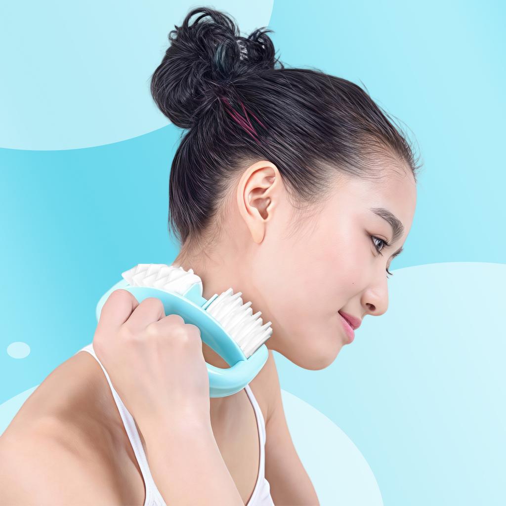 Handheld Muscle Roller Tool Anti-Cellulite and Stretch Marks Massage For Back Neck Legs Relief Deep Tissue Stimulation
