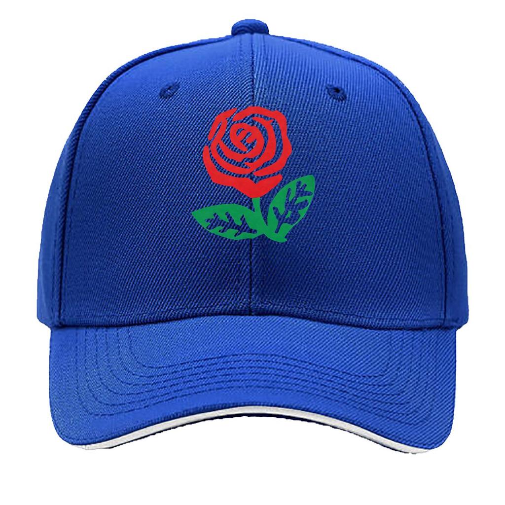 Green Leaf Rose Baseball Cap Breathable Adjustable Hat for Couples Lightweight YK Style Couple Ha Sandwich Baseball Cap