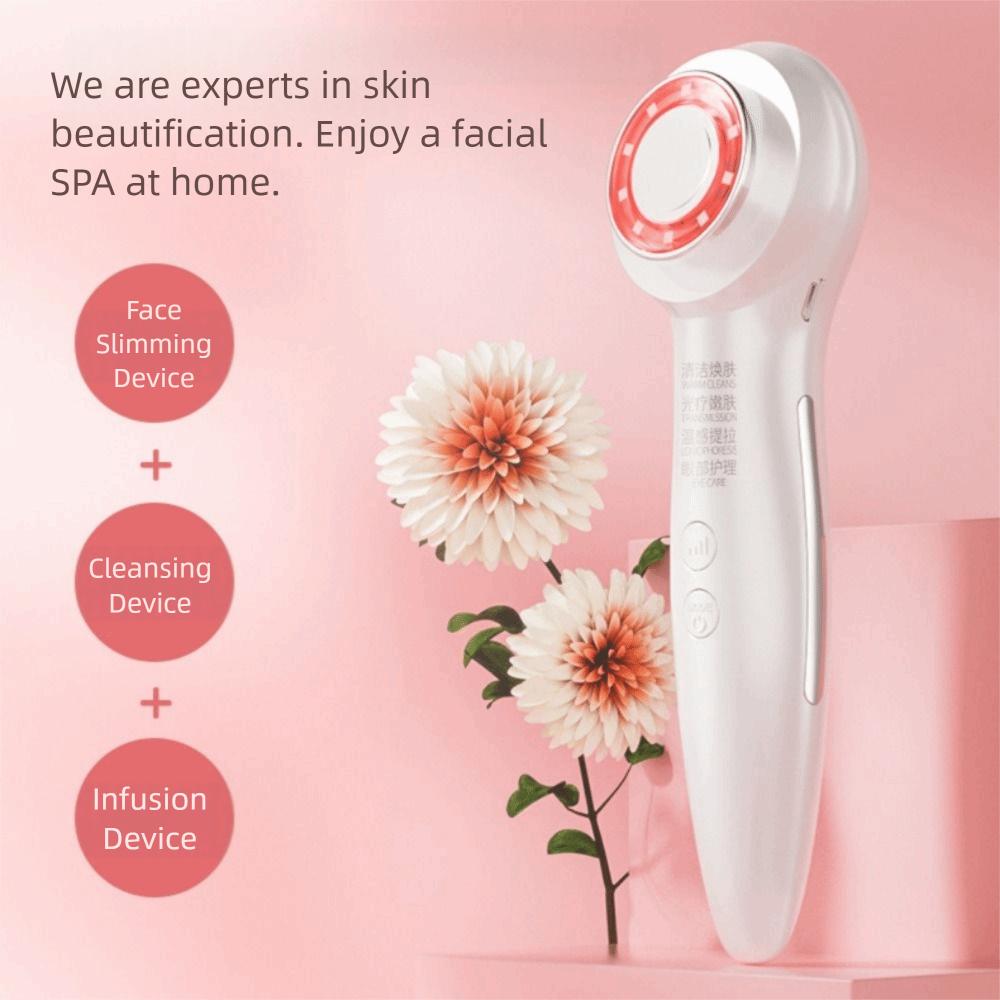 LED Facial Massager Rechargeable Skin Tightening Machine Facial Lifting Massager  Face Spa