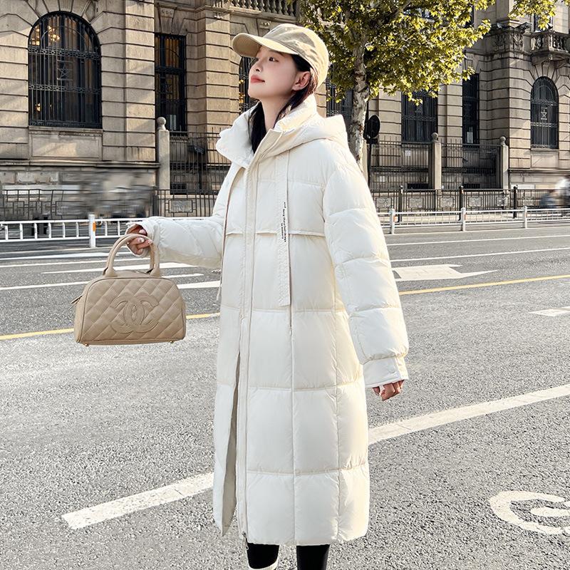 

New windproof lapel lightweight thickened fluffy warm cold loose long high quality fabric casual sports wrinkle resistant jacket coat M