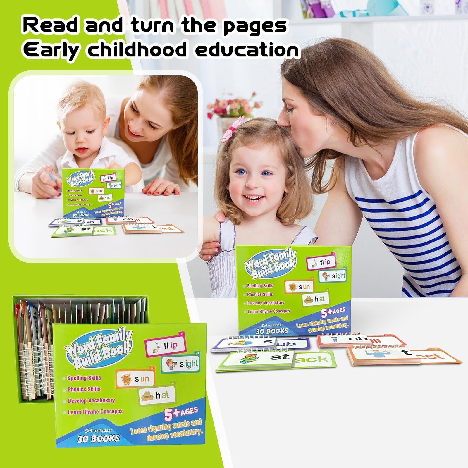 30pc Reading Rhymes, Flipping Books, Early Childhood Education One Size