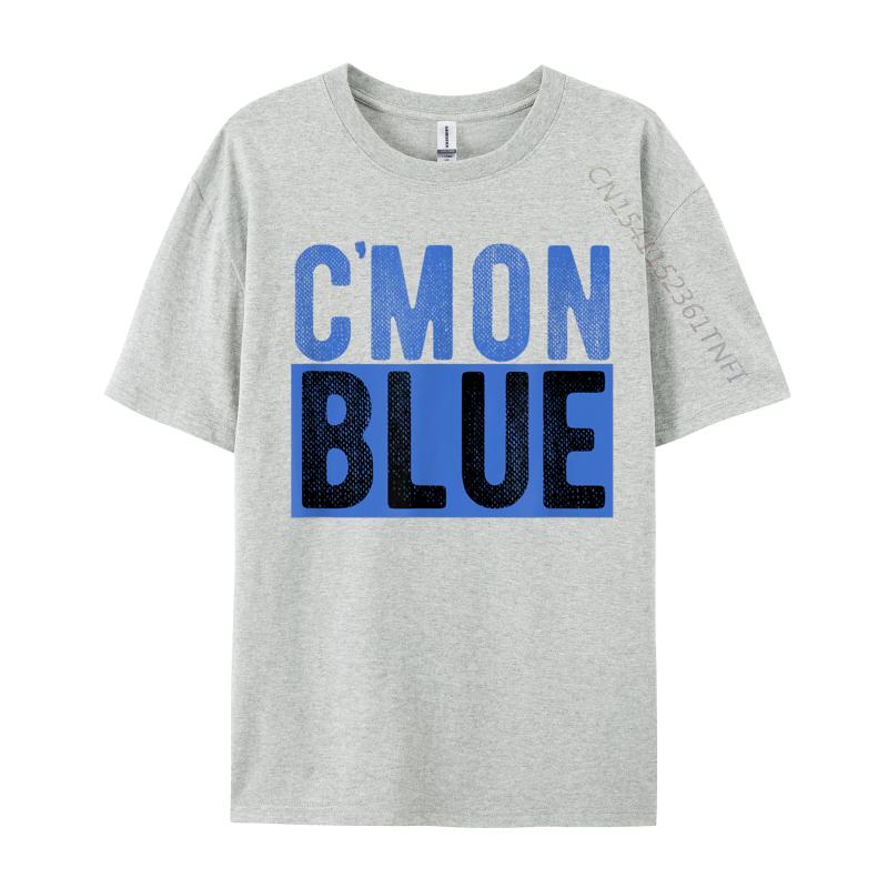 Cmon Come On Blue Umpire Baseball Fan Lover Classic Cotton Male Tops Shirts Comfortable T-Shirt Customized Tee-Shirt Fashion