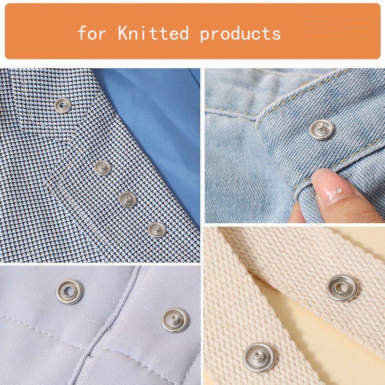 Clothes Button Installation Tool Clothes Fastener Fixer for Home Use No-sew Stud Fasteners Clothes Sewing Button Pliers Set