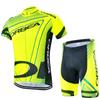 Mens Cycling Jersey Set Short Sleeve Breathable Bike Shirt Road Mountain Biking