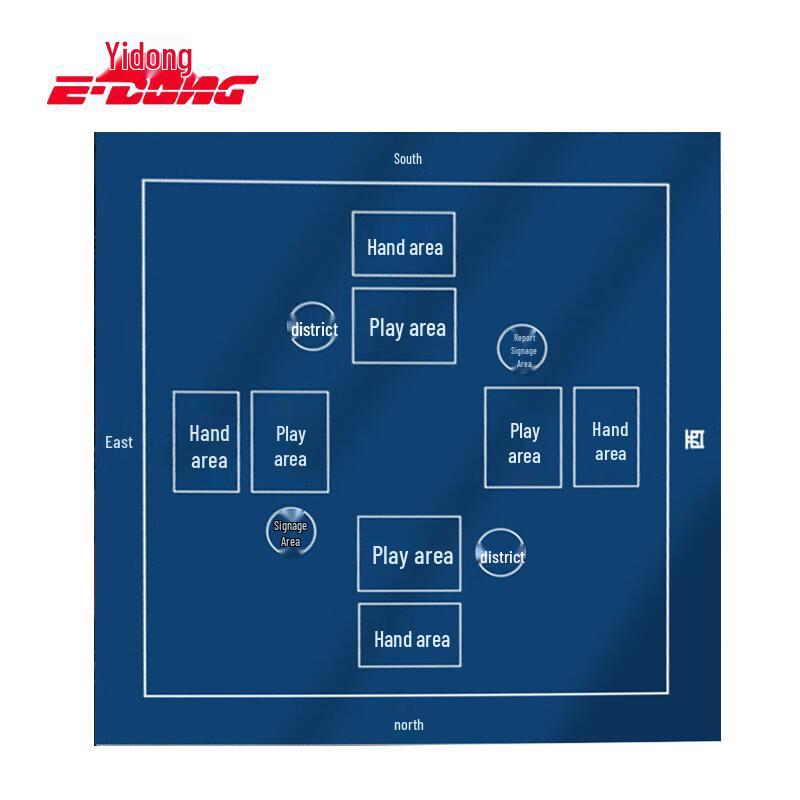 

Yidong Blue Thickened Square Game Table Mat 60x60 CM