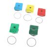 90pcs Watch Back Water Resistant O Rings Watc Back Cover Seals Rubber Watch Gaskets Replacement Kit 