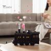 Essential Oil Sprayer for Relaxation Vintage Steam Train Aroma Diffuser, 300ml Ultrasonic Cool Mist Humidifier with Dual Automatic Power Off