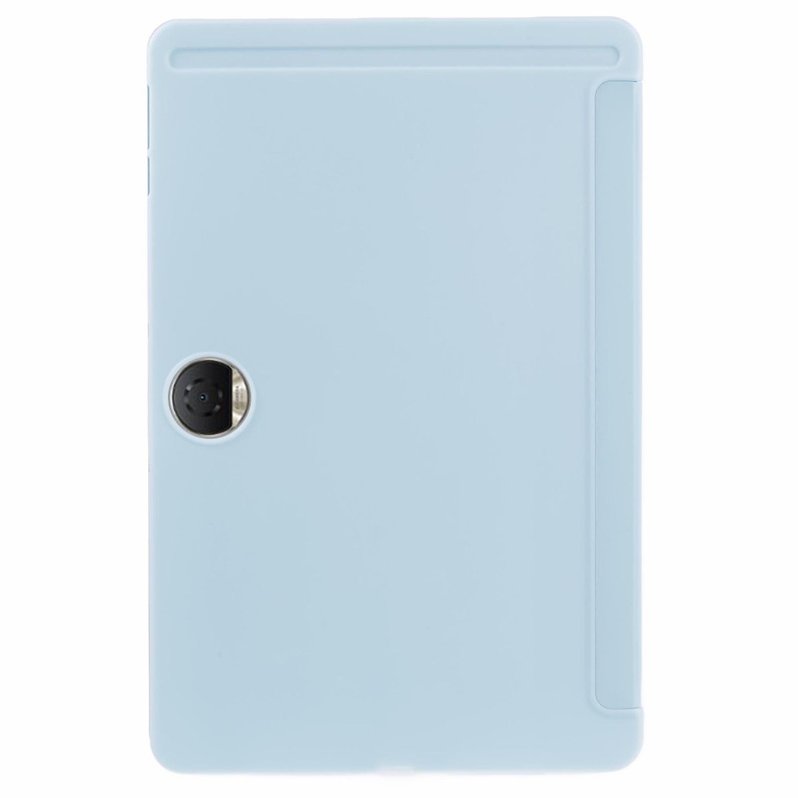 

For Honor Pad 9 Case Anti-Scratch PU+Silicone Tri-fold Stand Tablet Cover Blackish Green