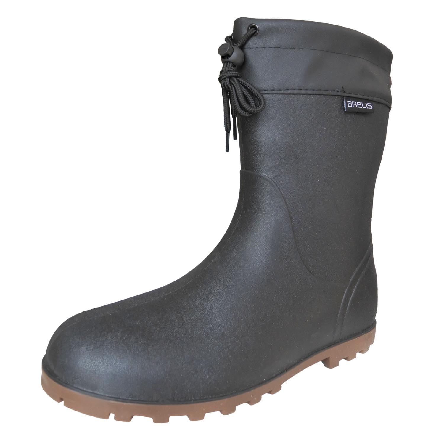 

[Fuji Gloves Industry] Work Boots, Short Length, with Cover, TPE, Lightweight, Flexible, Antibacterial, Odor-Resistant, Cold-Resistant, 6351 BLACK, La
