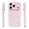 Ins Scattered Color Heart Suitable for Apple 16PM Creative iPhone17/16PRO Anti-drop New 15/17 Mobile Phone Case