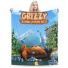 Grizzy und die Lemminge Decke Qualität Weich Warm Bettwäsche Überwürfe Frühling Kind Zuhause Dekoration Lustige Tagesdecke