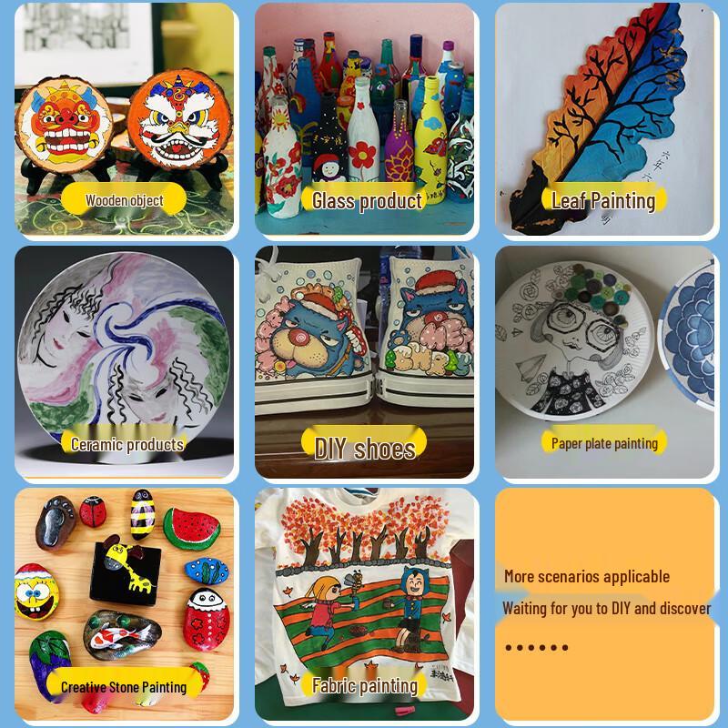 HERO Double-Ended Water-Based Acrylic Markers: Student Art Journal & Children's Drawing Pens