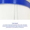 Swimming Pool Filter Non-woven H-type Easy To Replace Circulating Filter For Vacuum Cleaner Pools Pump