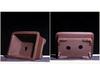 Extra-Large Breathable Purple Clay Square Bonsai Pot for Succulents and Green Plants