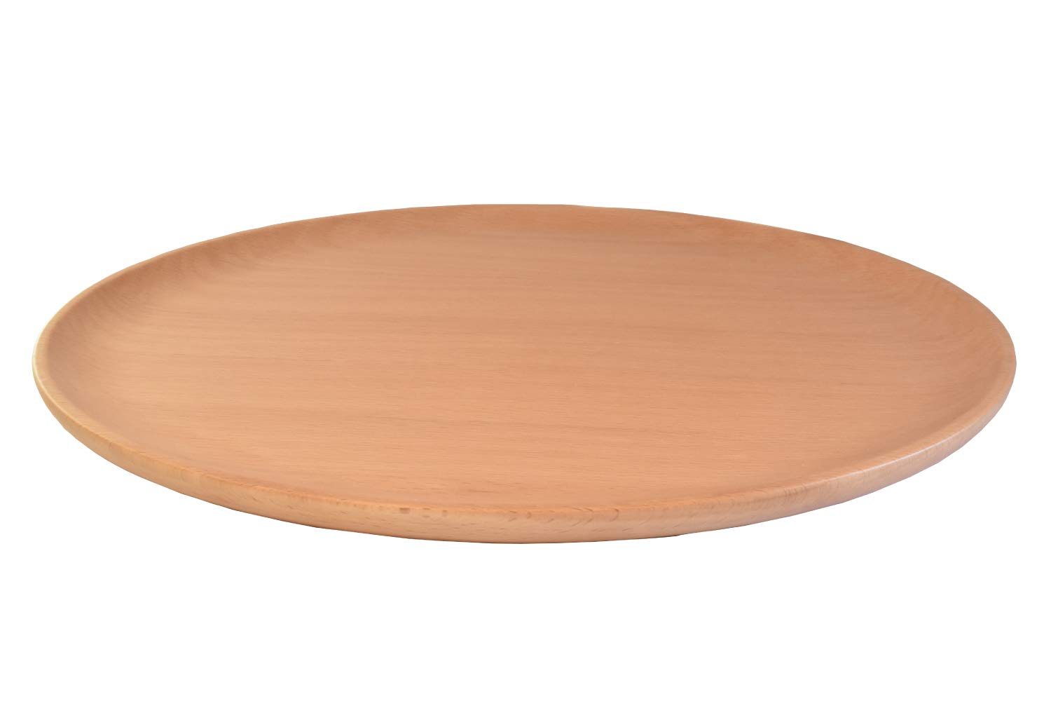 

TOUGEI MUTE LL Wooden Natural 29cm Large Plate, Wood,