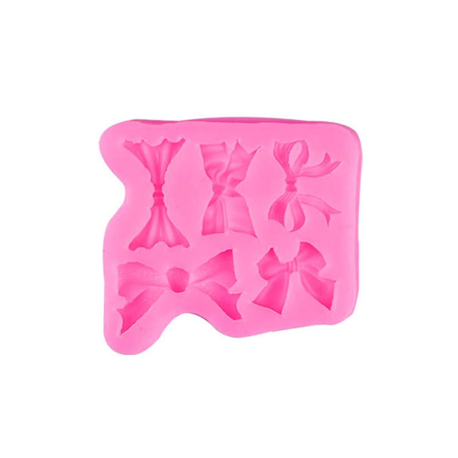 

Силиконовая форма для выпечки торта в виде банта Sugarcraft, инструменты для шоколадных кексов из смолы, инструменты для украшения помадкой One Size