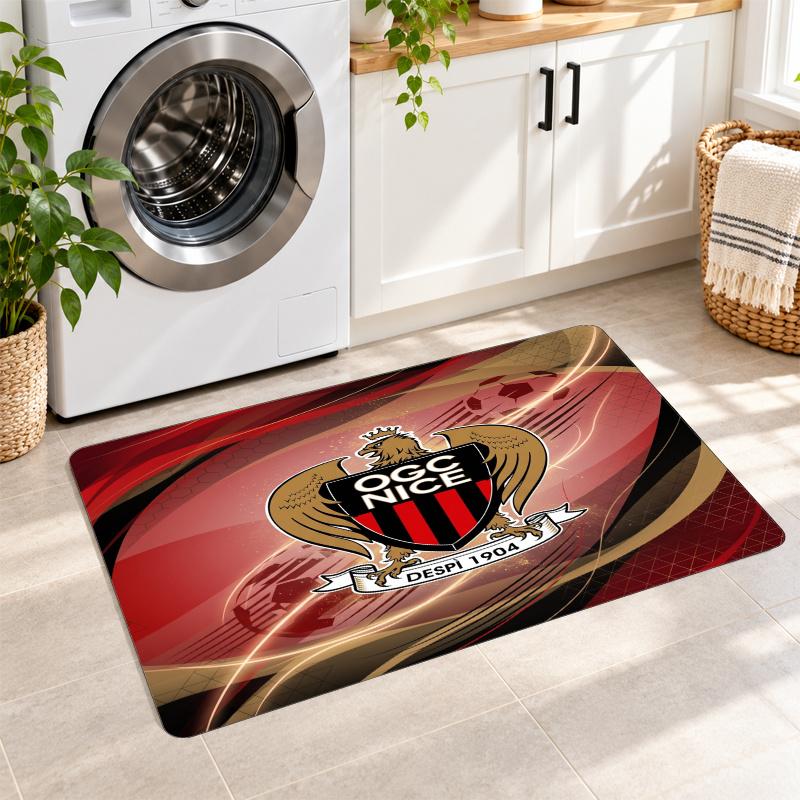 Flannel Kitchen Mat OGC Nice FC Soft Area Rug Non Slip Floor Carpet Home Decoration