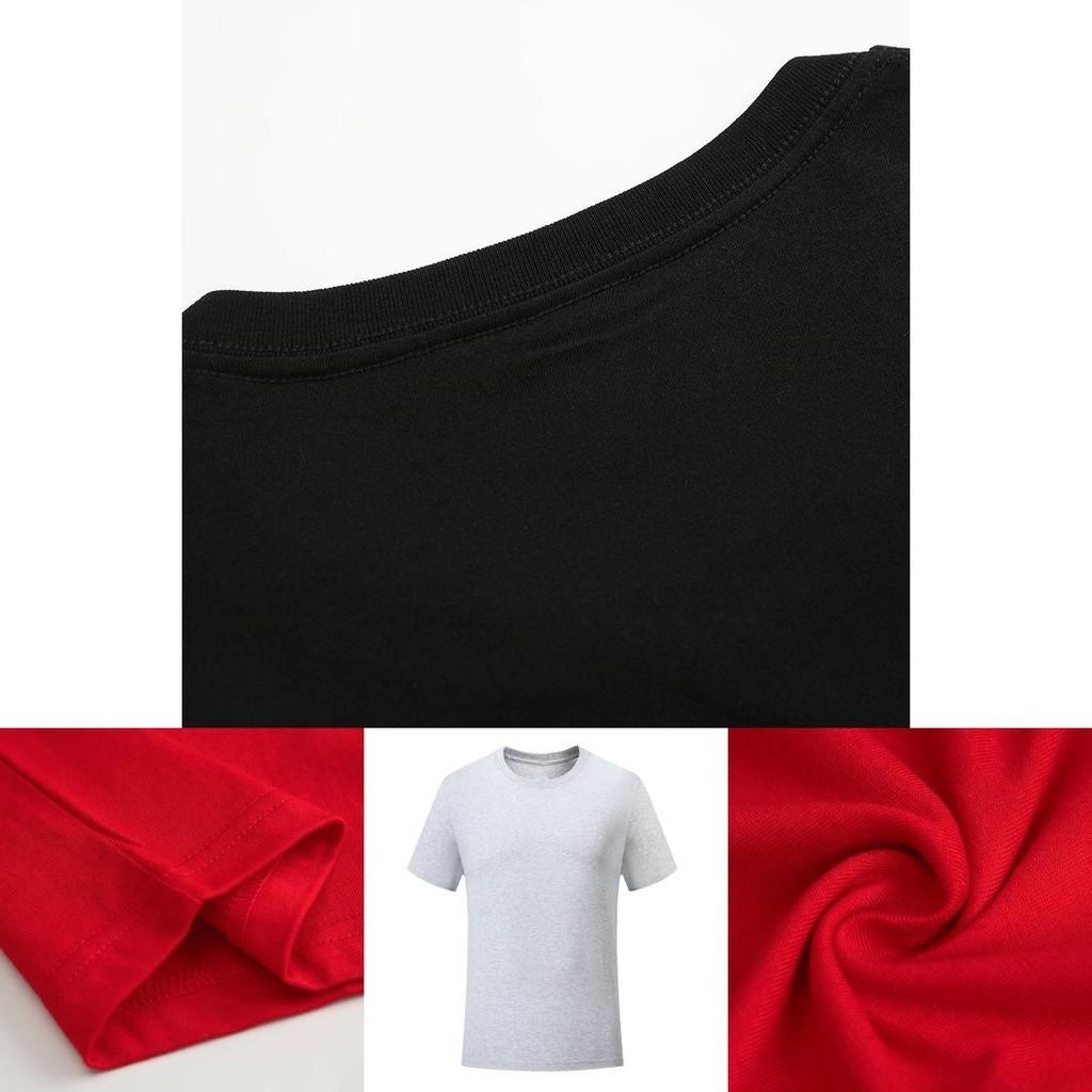 Men Women Plain T Shirts Cotton Comfortable Short Sleeves Crew Neck Top Tee