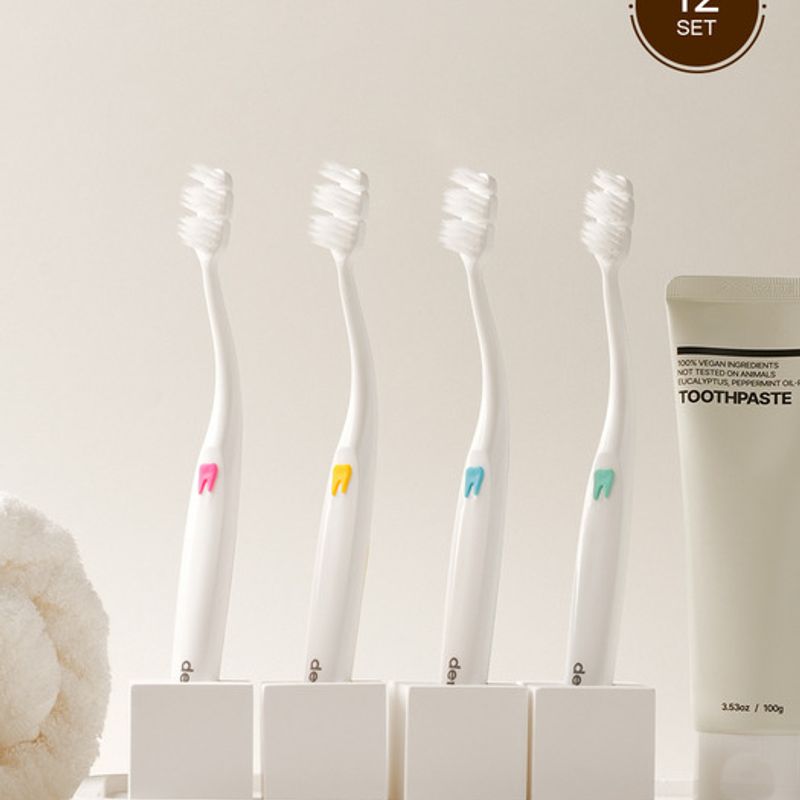 Denkle All-in-One Care Toothbrush, 12-pack