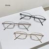 Fashionable Anti Blue Light Photochromic Eyewear Frameless Business Men'S Myopia Glasses Cut Edge Color Changing Glasses
