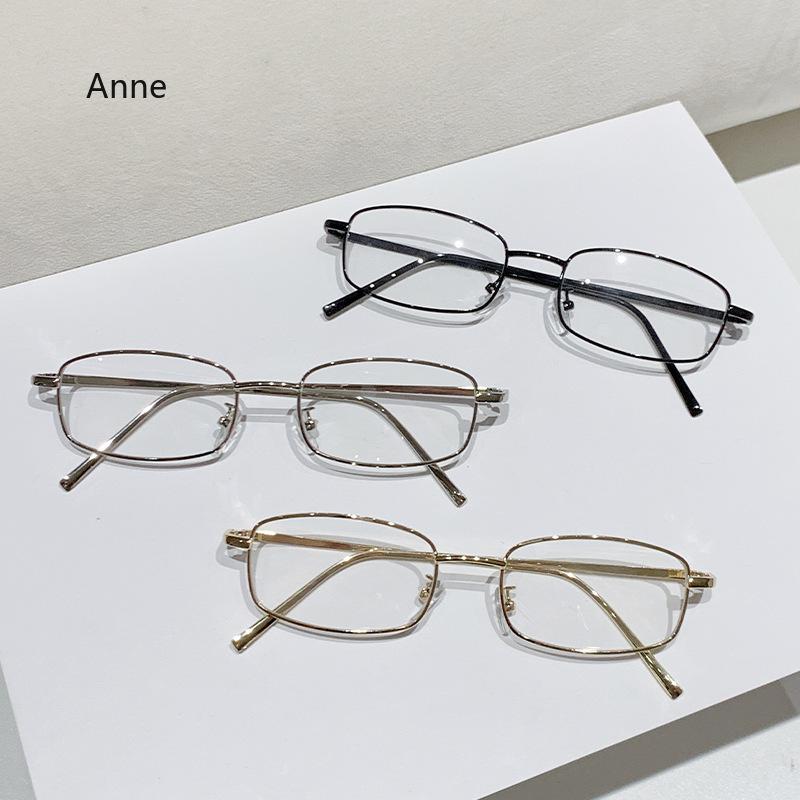 Fashionable Anti Blue Light Photochromic Eyewear Frameless Business Men'S Myopia Glasses Cut Edge Color Changing Glasses