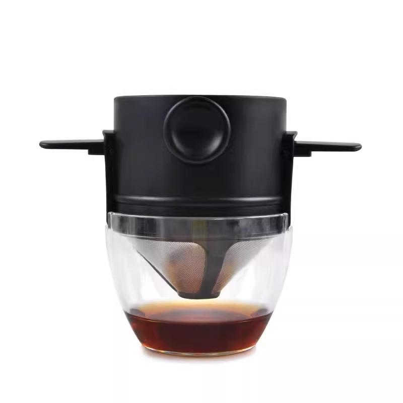 Coffee Filter Filter Portable Hand Brewing Coffee Filter Cup Filter-Free Paper Extraction Cup Hanging Ears Drip Bucket Brewing Utensil