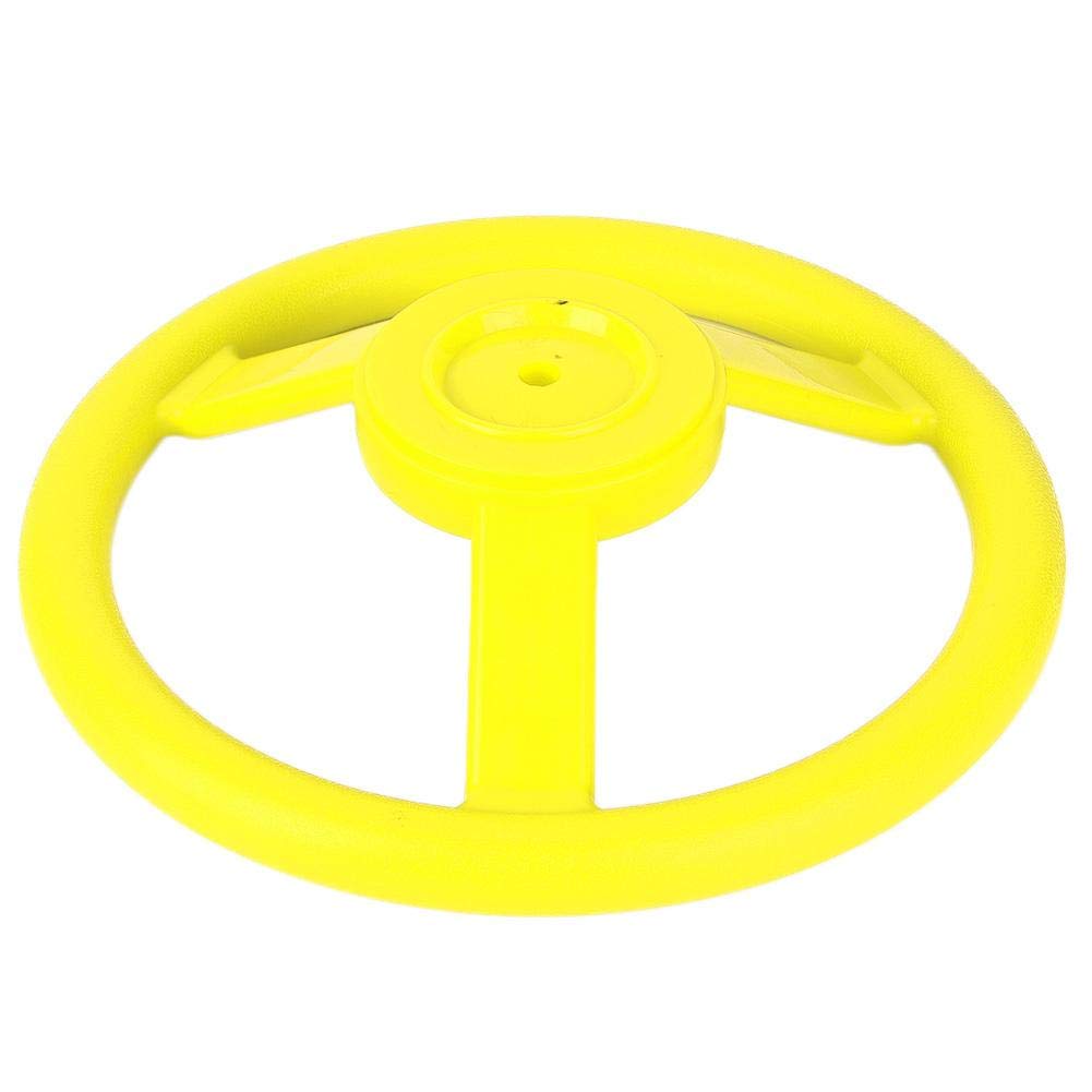 Small Steering Safe Educational Toy for Great for Outdoor Indoor and Outdoor Use Kids' Wheel, & Durable, Kids, Sports, (Yellow)