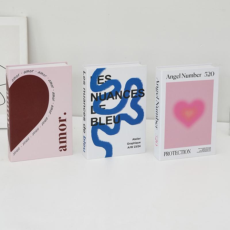 Light Luxury Decorative Fake Books Props For Living Home Decoration Modern Room Office Coffee Table Aesthetics Ornaments