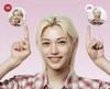 [Limited Edition] Gongcha × FELIX Pin Badge 4pcs Set – Stray Kids Collaboration (K-pop Cafe Goods)