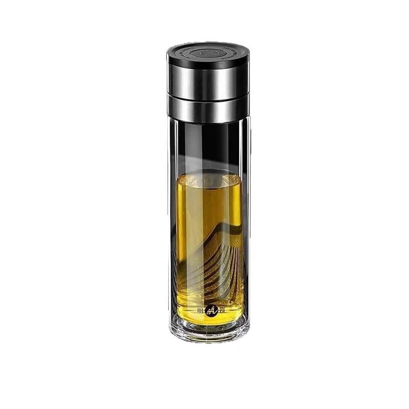 Shangqi One-Touch Car Double-Layer Glass Tea Infuser
