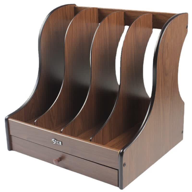 Wooden Desktop File Organizer