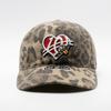 Wieoldeuwoldeu Leopard Heart Logo Ball Cap