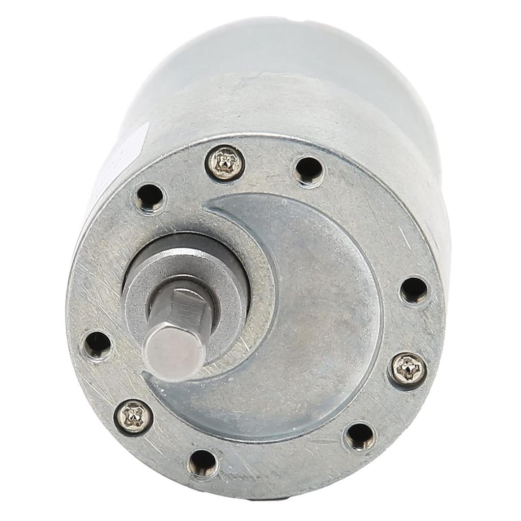JGB37 3530 Gear Motor,Couplings Set Screw Self Locking Wear- Turbine Reducer Shaft for Door Opener DC12V 80RPM