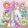 Summer Candy Donut Balloon Chain: Kids' Party Decoration Set