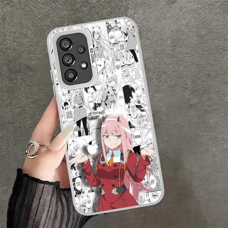 Darling Zero Two 02 Anime Soft Phone Case for Samsung A17 A16 A15 A14 A13 A57 A56 A55 A54 A53 A37 A36 A35 A34 A33 A26 A25 A24 A2