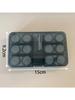 Invisible Glasses storage box, Pupil Holder Cases Travel Set ,Portable Case with Tweezer Remover Tool Kit for Travel Home