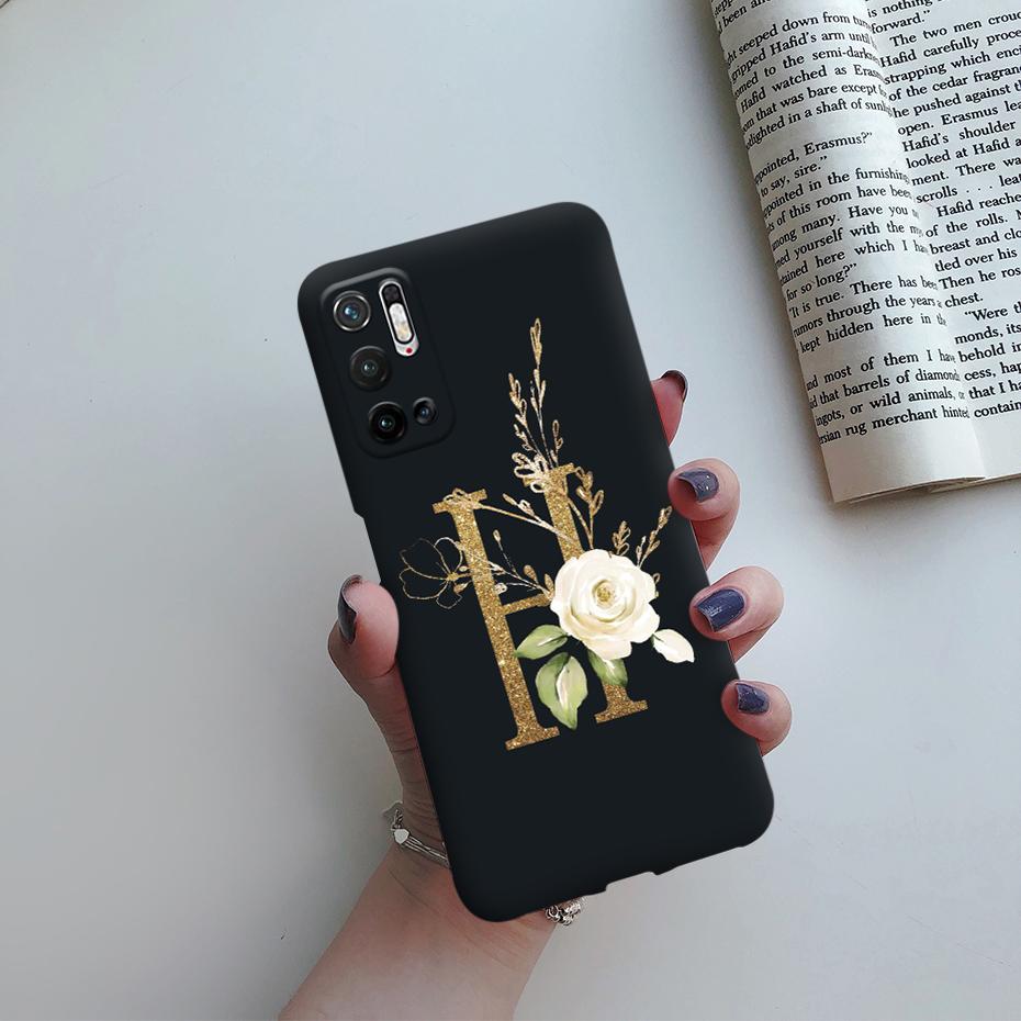 For Xiaomi Poco M3 Pro 5G Case for Poco M3 Pro 5G Cover Cute Letters Soft Silicone Phone Case for Xiaomi Poco M3 PocoM3 M 3 Pro