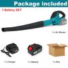 3000W 288VF Blowing Dust Cleaner Suction Leaf Blower Collector Sweeper Garden Home Power Tools Cordless Electric Air Blower