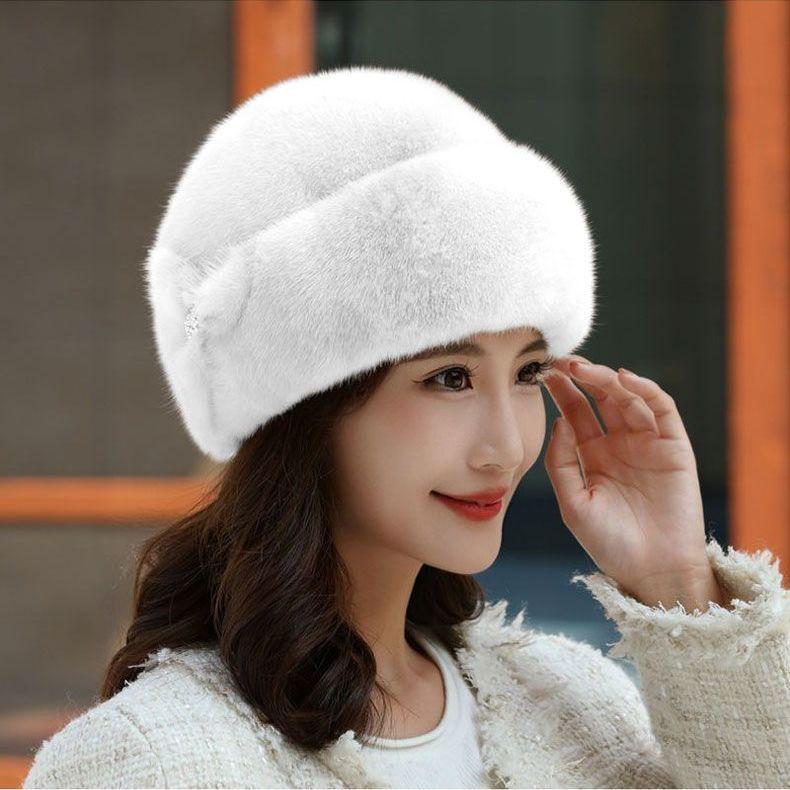 Women's Winter Hat - Stylish and Warm Beanie for Middle-aged and Elderly Women