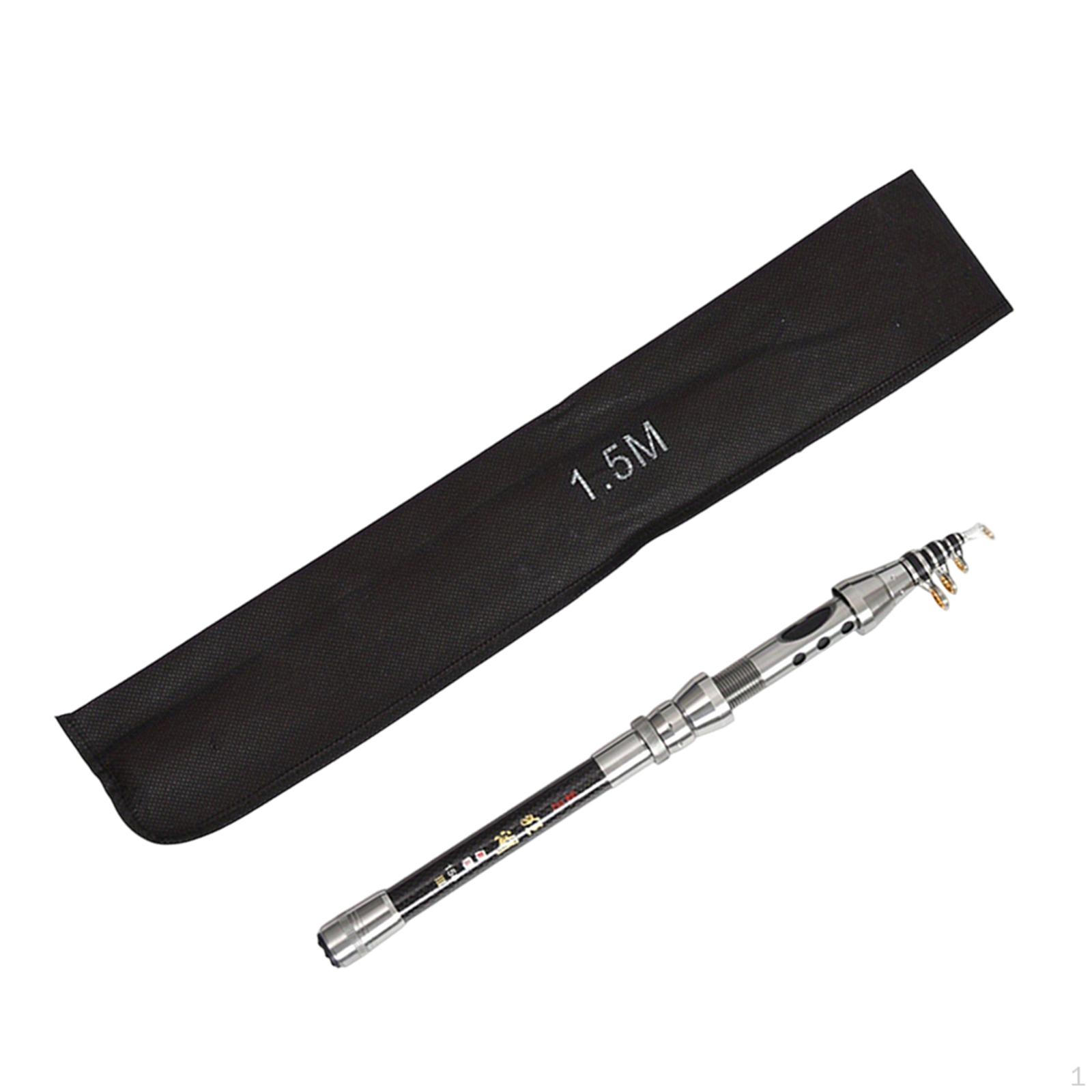 

Удочка регулируемая подарки на день рождения для пресноводного соленого водоема портативный шест озеро пруд 1.5m