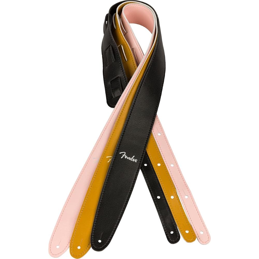 Fender USA Vegan Leather Strap, Butterscotch, 2.5"