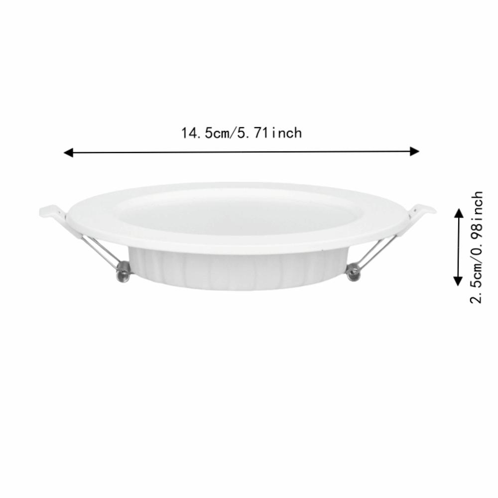 12W LED Ceiling Light Recessed Compact Downlight Easy Install Ceiling Light Bedroom