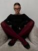 2025 Autumn Winter Women's Sweater Long Sleeve Knitted Crop Top Off Shoulder Sexy Slim Fit Basic Pullover