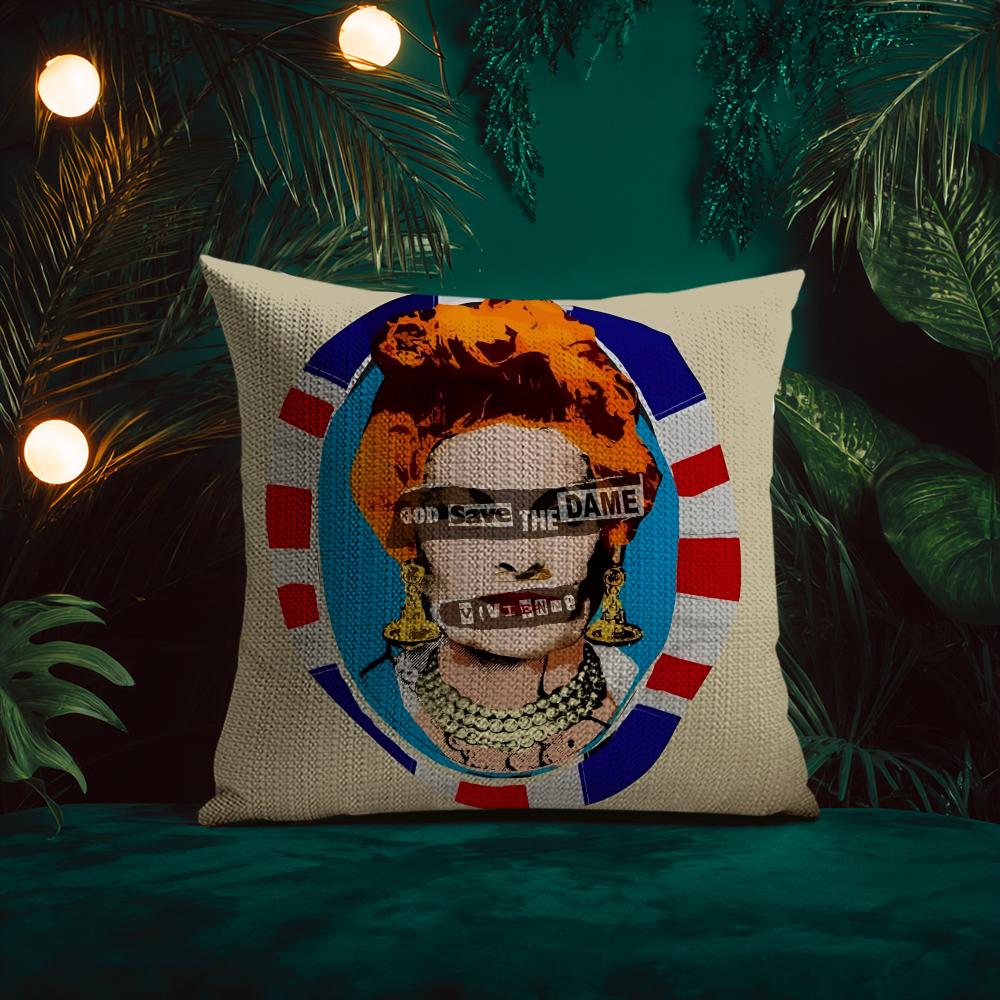 The Queen Fashionable And Luxurious Design Cushion Cover Silky elegant Comfort Sofa Bed Invisible zipper Beach pillowcase