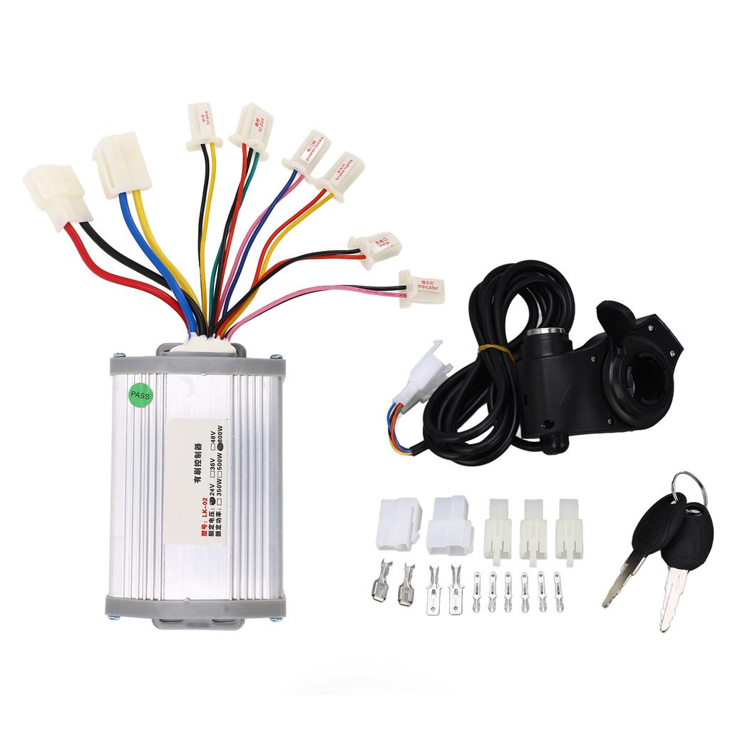 24V 800W Electric Bike Controller Thumb Throttle Handle Kit Lithium Battery Bike Retrofit Kit