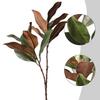 Artificial Magnolia Branches with Flexible Stems and Lifelike Leaves for Home Decoration Suitable for All Seasons Two Pieces