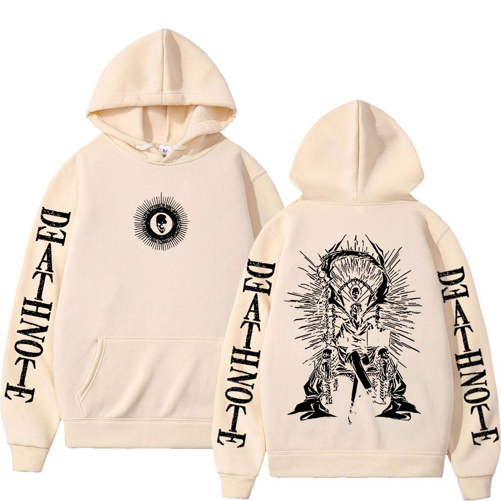 Anime Death Note Hoodies Yagami Light L·Lawliet Gothic Sweatshirt Herren Damen Kleidung Mode Langarm Pullover Streetwear