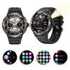 Smart Watch with LED Flashlight Outdoor Sports Smartwatch Heart Rate/Sleep Monitor Fitness Watch for Men and Women