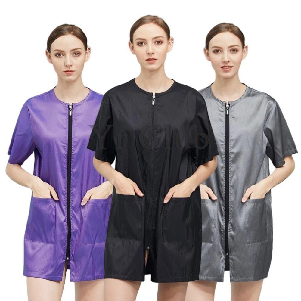 Polyester Hair Salon Uniforms Non-stick Hair Hairdresser Robe Hairdressing Gown Apron  Hairstylist